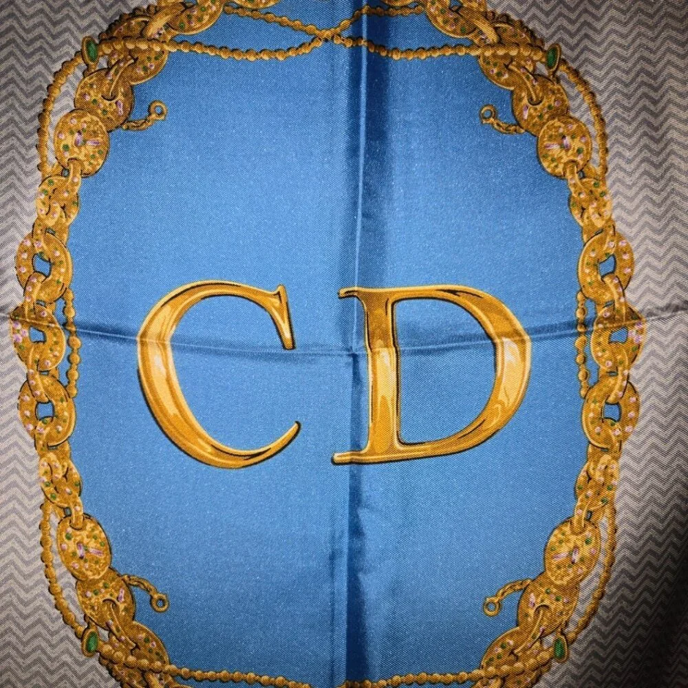 EUC Authentic Christian Dior Silk Scarf